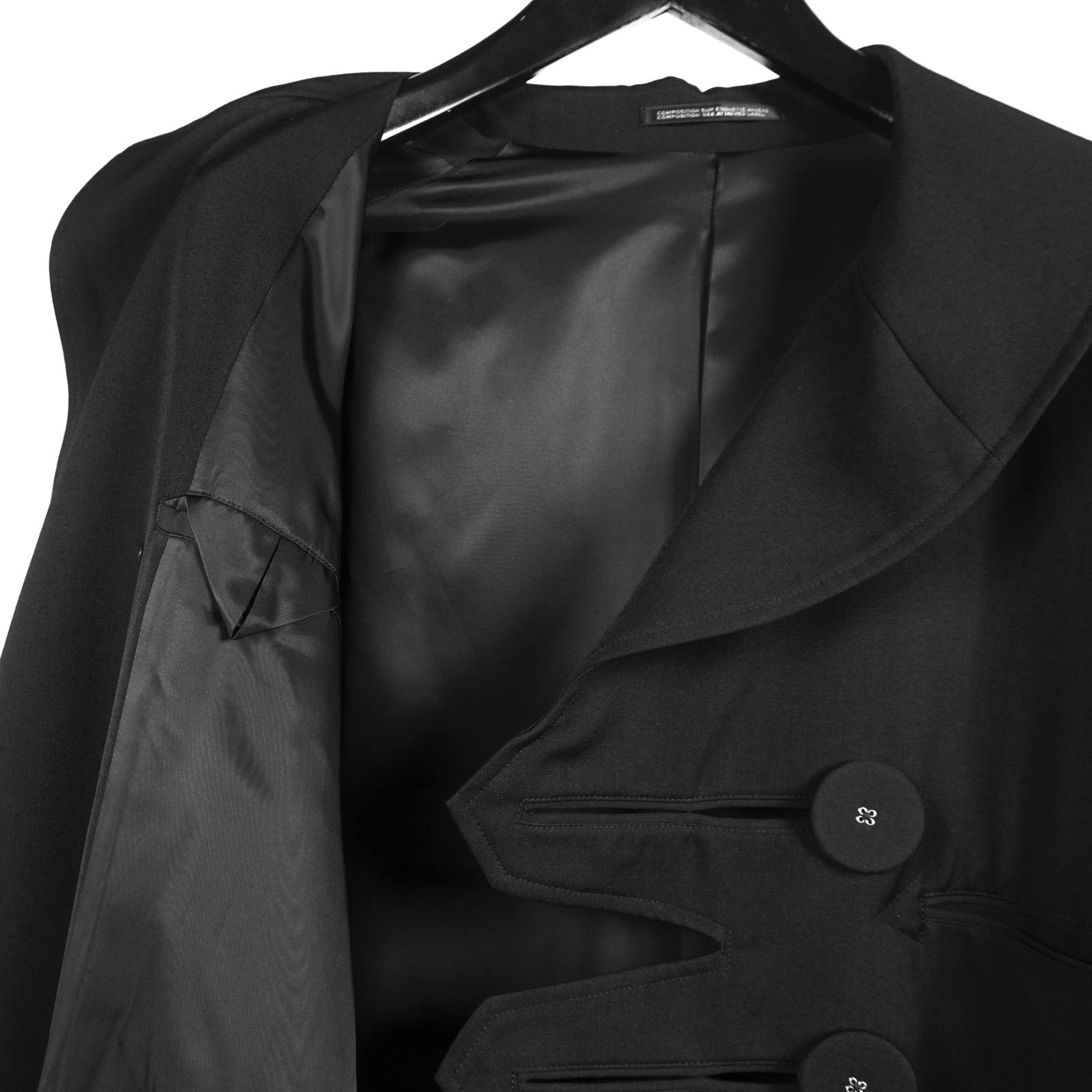yohji yamamoto - Yohji Yamamoto [HC-C11-100 / デカ釦ヘチマコート
