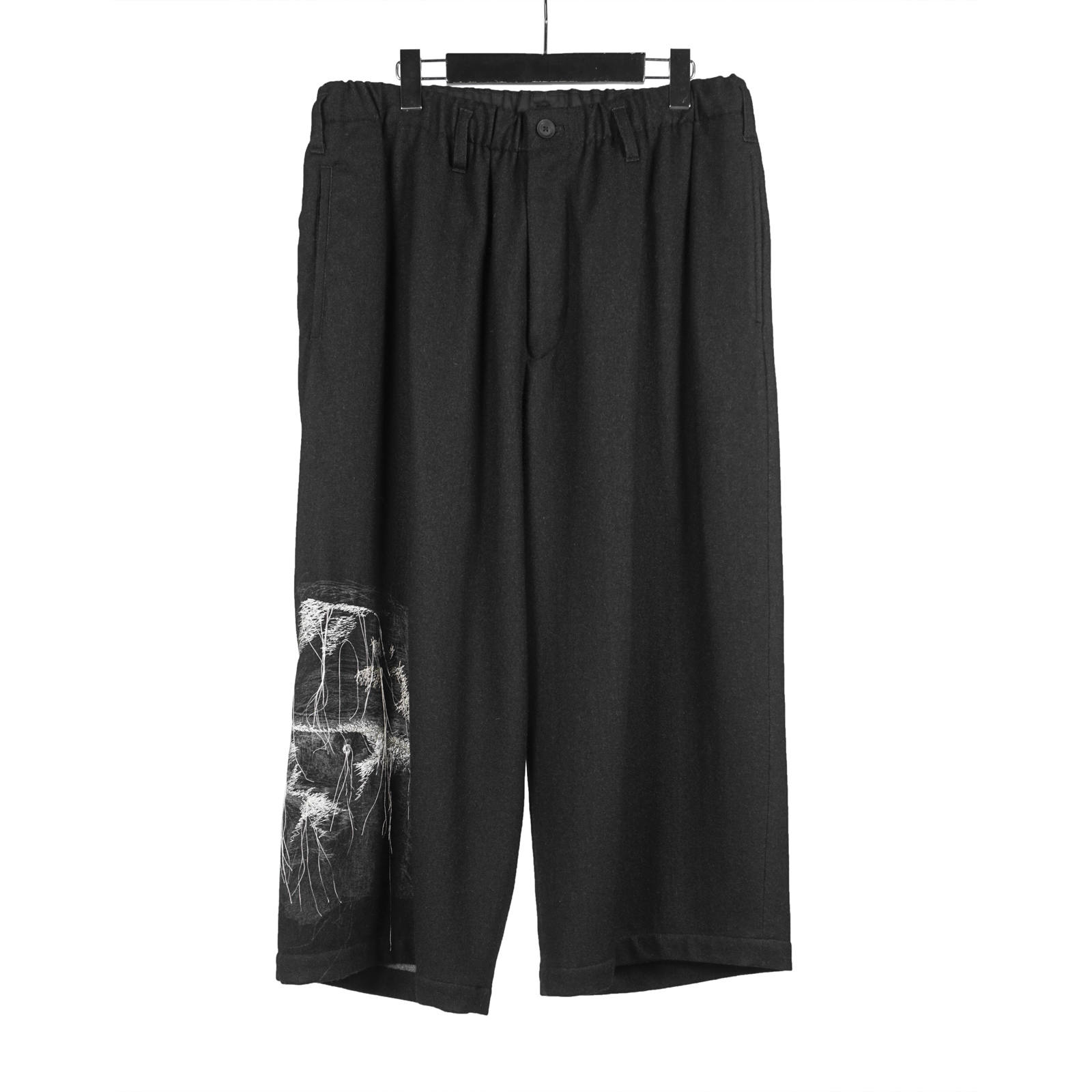 yohji yamamoto 19aw タカ帽子金刺繍パンツ - メルカリ｜ワークパンツ 