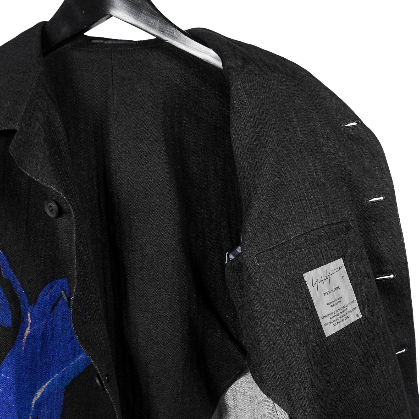 yohji yamamoto - Yohji Yamamoto [HN-J69-313 / 6BSインナーJ右身柄