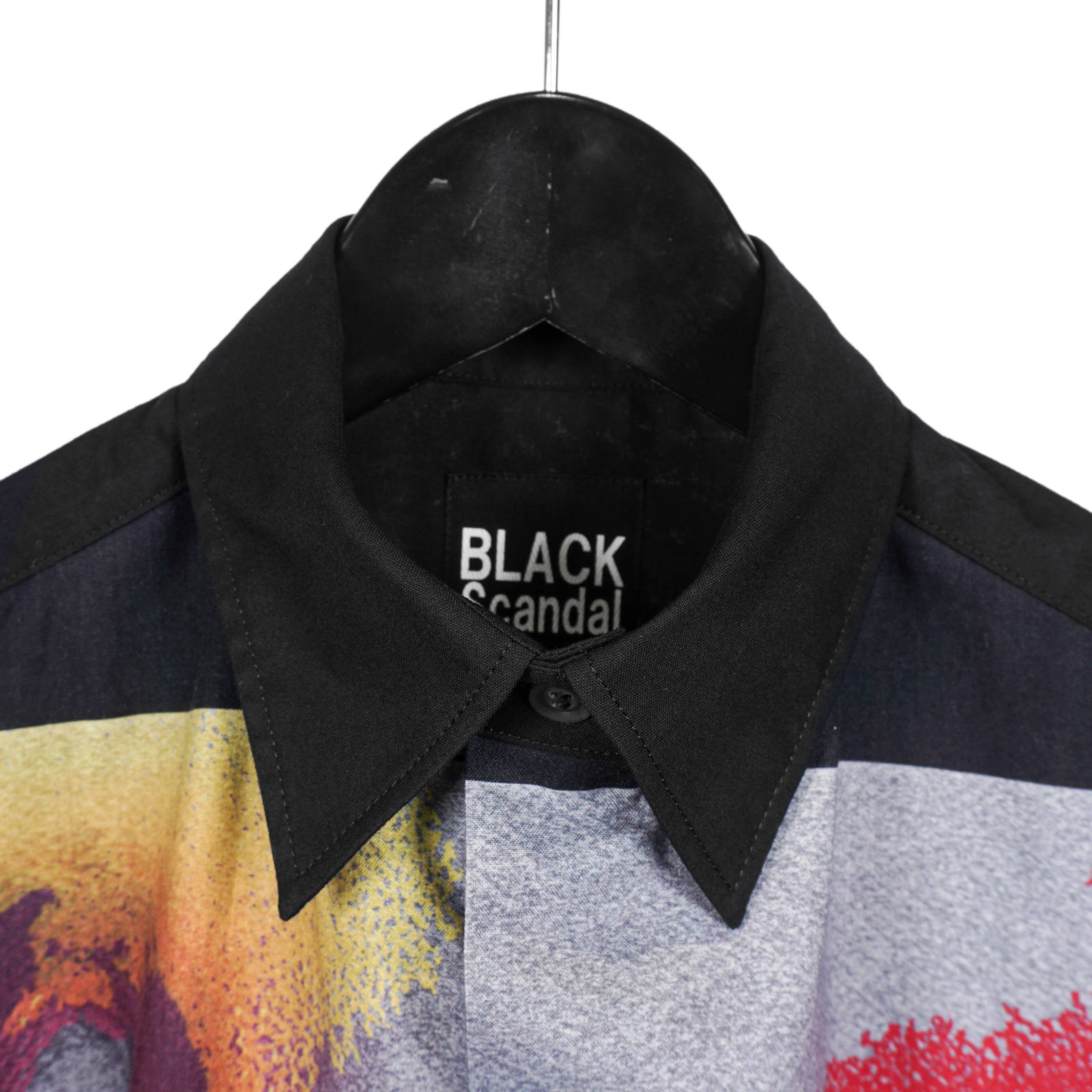 yohji yamamoto W-釦スタンド衿B black サイズ2 yohji yamamoto - Yohji Yamamoto [HR-B57-832 / 釦スタンド衿B・女優